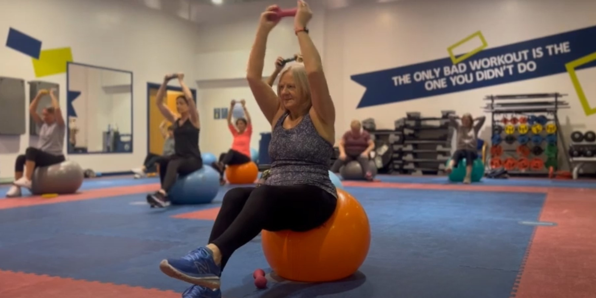 Stability Ball Header