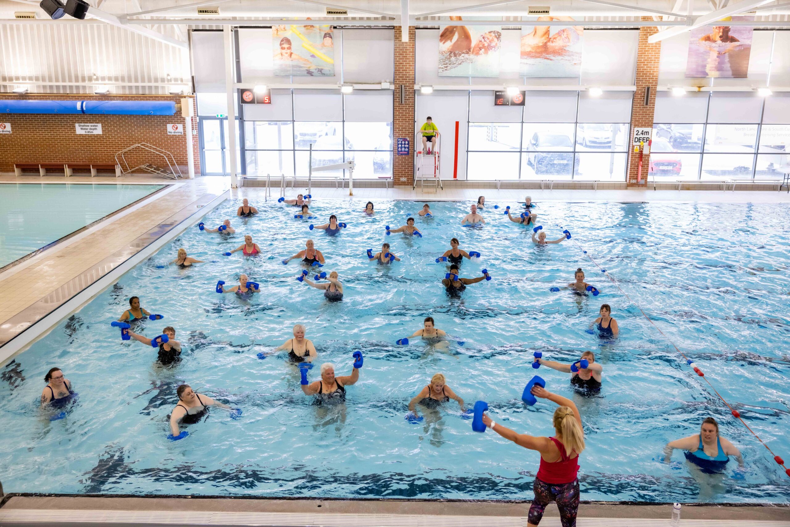 Aqua fitness class