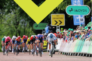 cyclists racing in the Tour of Britain